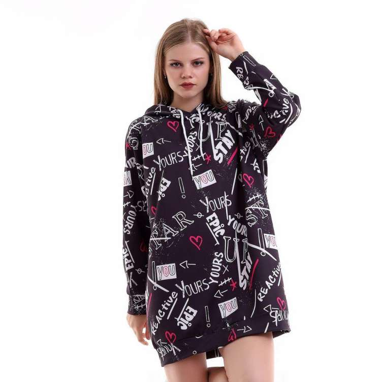 Худі graffiti black
