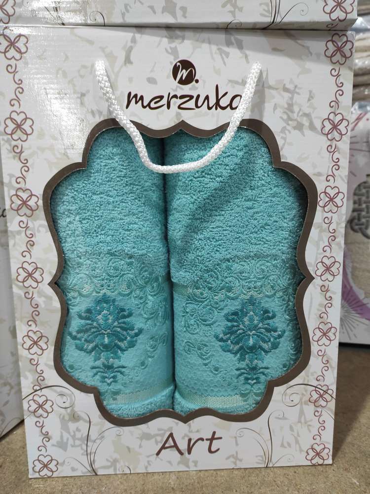 Набір рушників у коробці Merzuka бірюза