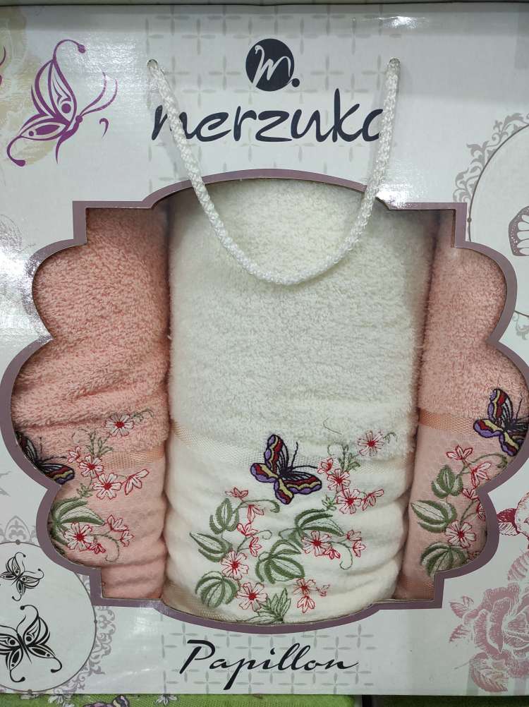 Набір рушників Merzuka Papion, колір кораловий.
